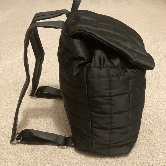 Wear Moi DIV103 Black Quilted Backpack - Picture 2 of 10